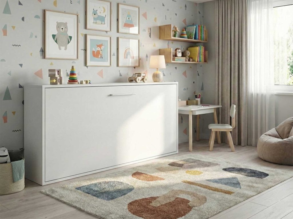 Primjer primjene zidnog kreveta D 90x200 u prostoru zatvoreni primjer