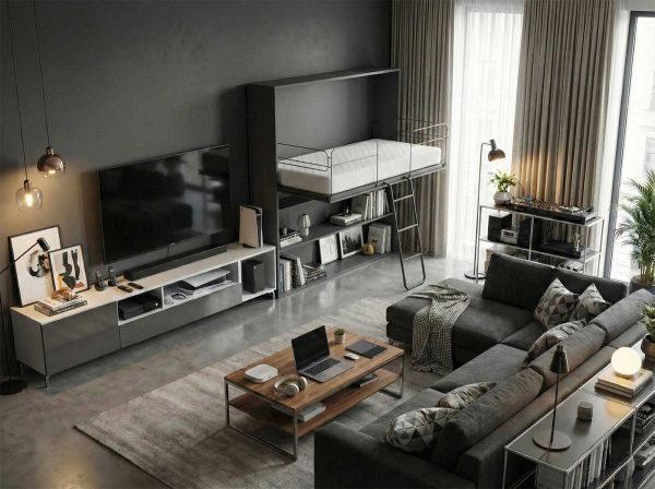 Primjer-zidnog-kreveta-FlipFlap-P-u-prostoru Primjer zidnog kreveta FlipFlap P u prostoru