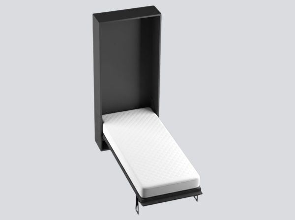 Sklopivi krevet Flip Flap V 90x200 otvoreni tamno sivi