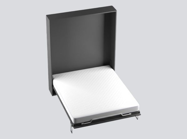 Sklopivi krevet Flip Flap W tamno sivi